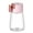 Pink, variant on Measuring Seasoning Bottle, Kitchen Glass Metering Press Type Salt Control Bottle Seasoning Dispenser Sugar Dispenser