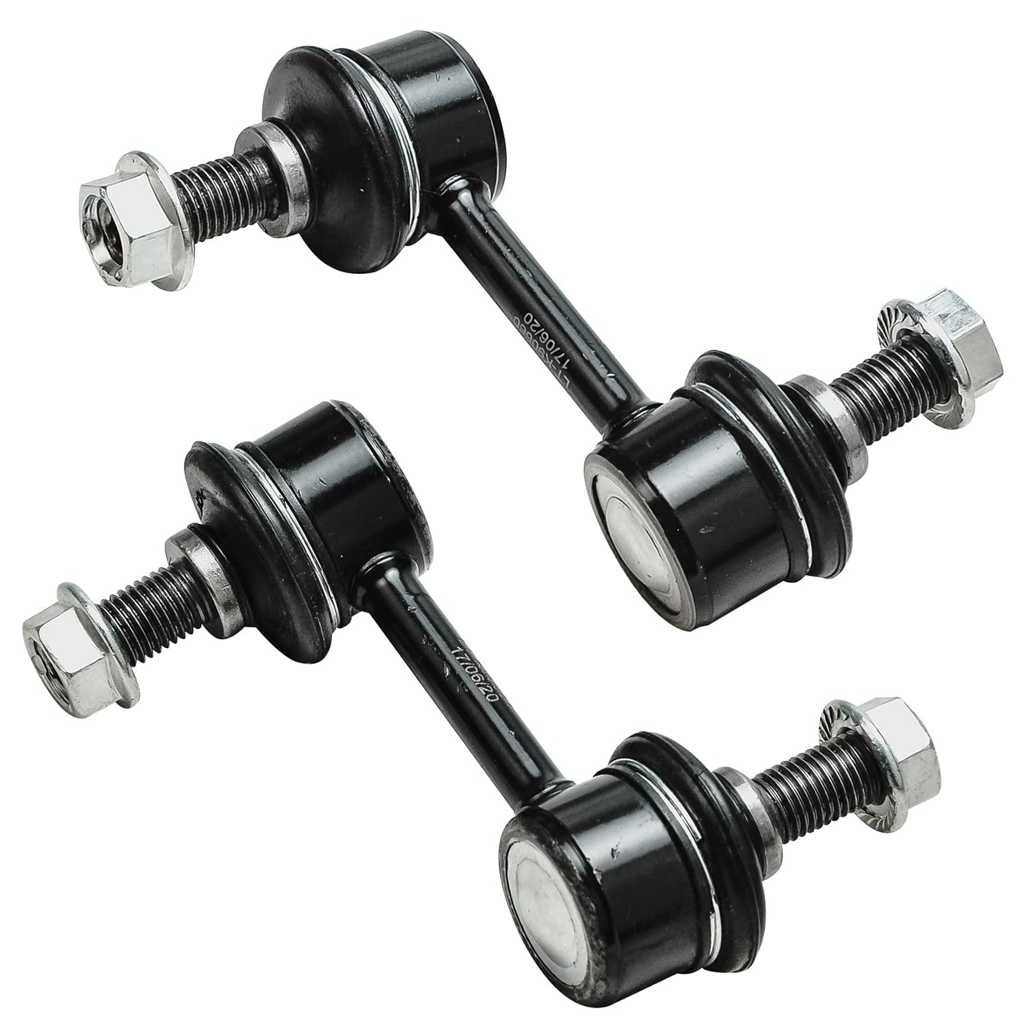 Detroit Axle - Front 14pc Suspension Kit for 2003-2007 Honda Accord 2004 2005 2006, 2 Lower Control Arms 2 Upper Control Arms w/ Ball Joints 2 Ball Joints 4 Tie Rods 2 Sway Bar Links 2 Boots