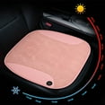 thumbnail image 5 of 12V Heated Car Seat Cushion with Massage & Ventilation | 3-Level Temperature Control (113°F-131°F) | 18.1x17.1in Velvet & Perforated Leather | Non-Slip Silicone Bottom | Includes Power Cord, 5 of 5