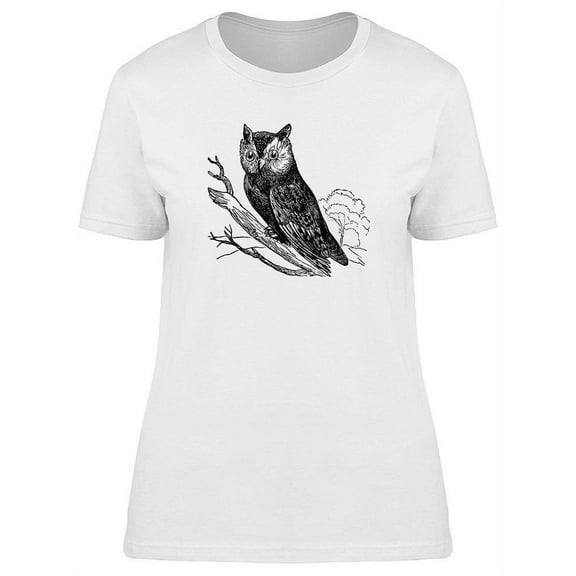 American Owl T-Shirt Women -Image by Shutterstock, Female x-Large