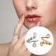 thumbnail image 2 of Rings For Teen Girls,Ring Rotate Freely Anti Stress Copper Anxiety Single Coil Spiral Women Ring for Travel, 2 of 4