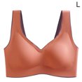 thumbnail image 1 of Sujetador sin costuras Sport Yoga Running Hacer subir Vest Underwire Soft Sleep Ropa interior de mujer, Rojo, L Scienceny AP001300-10B, 1 of 7