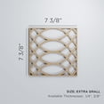 thumbnail image 3 of Ekena Millwork 7 3/8"W x 7 3/8"H x 1/4"T Extra Small Montrose Decorative Fretwork Wood Wall Panels, Red Oak, 3 of 18