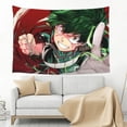 thumbnail image 6 of My Hero Academia Tapestry, Anime Wall Poster Art, Wall Tapestry For Bedroom Living Room Dorm Room, Wall Hanging For Festival Party Events Background Photography Backdrop, 60x40 Inch, 6 of 9