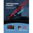 thumbnail image 6 of Mpow Projection Alarm Clock, Digital Clock with 180° Rotatable Projector, 3-Level Brightness, Progressive Volume, USB Charger, Battery Backup, 9mins Snooze, 12/24H, Digital Alarm Clock for Bedroom, 6 of 9