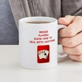 thumbnail image 4 of CafePress - A Funny Bridge Joke On Gifts And T Shirts. Mugs - 11 oz Ceramic Mug - Novelty Coffee Tea Cup, 4 of 4