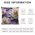 thumbnail image 5 of Shiartex  Lotus Flower Purple Print Decorative Square Throw Pillow Covers, Cushion Covers for Sofa Couch Bed&amp;Car Multi-Size, 5 of 5