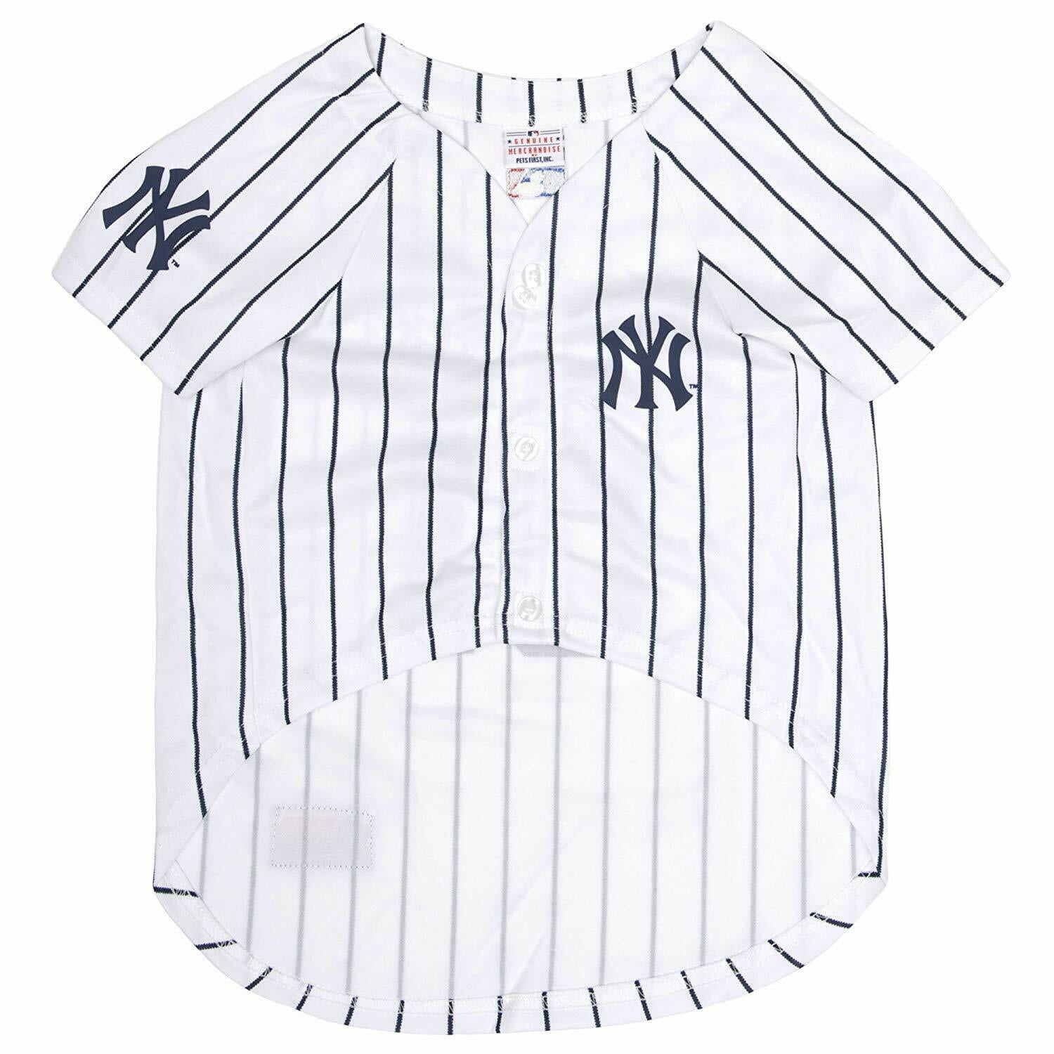 Pets First MLBPA Gleyber Torres Mesh Jersey for Dogs and Cats - Licensed Soft Poly-Cotton Jersey - Large