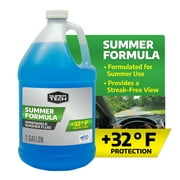 Super Tech Summer Formula Standard Windshield Washer Fluid, 1 Gallon