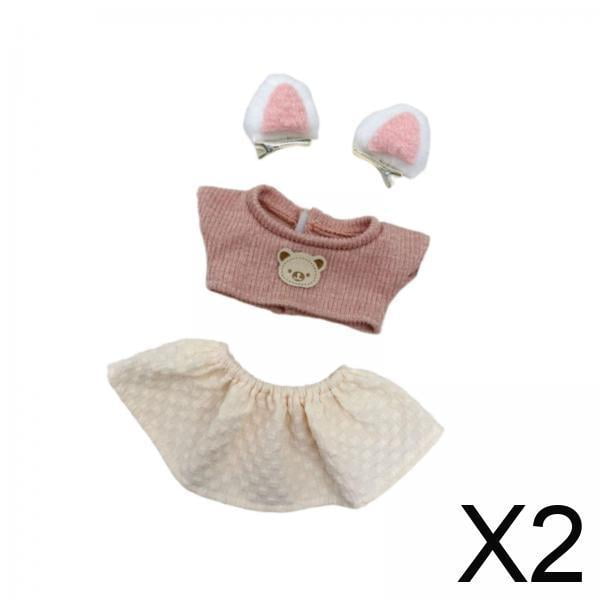Ropa Para Muñecas De Algodón De 2x20cm, Bonitos Accesorios Para Muñecas De Peluche DIY, Disfraz De Muñeca De Algodón Estilo C
