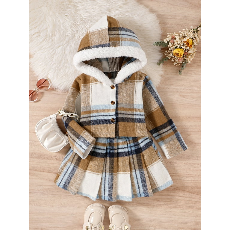 Hooded store skirt coat