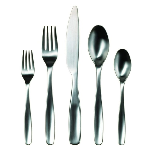 Gourmet Settings Ensemble de Couverts 20 Pcs Collection Vault-Mat en Acier Inoxydable-Service pour Ustensiles de Cuisine 4-Couteaux Couteau/fourchette/cuillères, 10