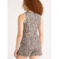 thumbnail image 4 of Joyspun Women's Printed Tank Top and Shorts Pajama Set, 2-Piece, Sizes S/M-2X/3X, 4 of 6