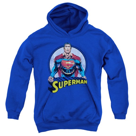 Superman - Flying High Again - Youth Hooded Sweatshirt - X-Large