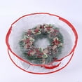 thumbnail image 5 of Christmas Wreath Storage Bag, Clear Christmas Wreath Storage Container, Transparent Round Storage Container with Zipper, Wreath Storage Holder, Organization for Holiday Wreath Decoration, 5 of 7