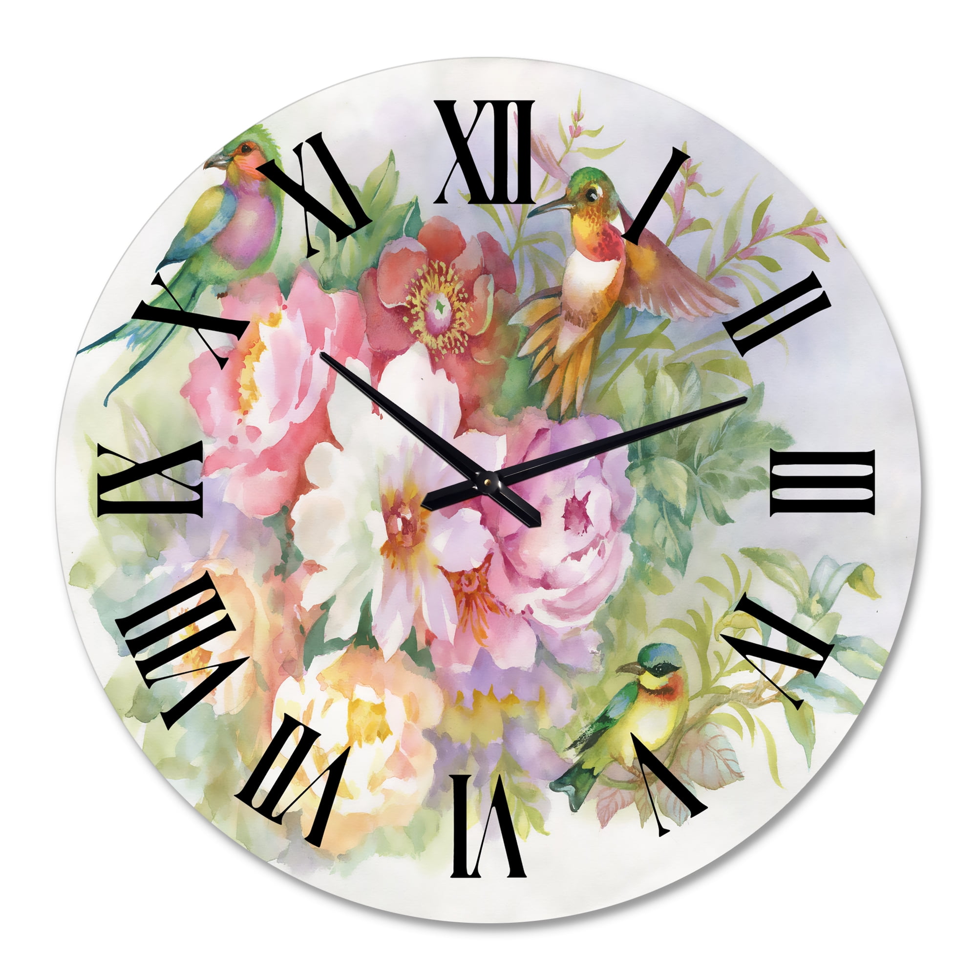 Designart 1 in Quartz Traditional Wall Clock