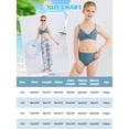 thumbnail image 5 of 3Pcs Teens Girl Summer Adjustable Strap Bikini Swimsuit Set Tropical Floral Bathing Suit Swimwear With Mesh Pant 9-16Y, 5 of 8