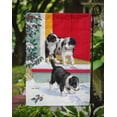 thumbnail image 3 of Carolines Treasures ASA2078GF Christmas Border Collie Pups Flag Garden Size, 3 of 3