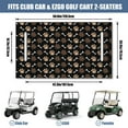 thumbnail image 3 of Microfiber Golf Cart Seat Cover 51" x 31", Universal Fit for Most Bench Seats Including EZGO, Club Car, Yamaha Drive, Icon, 3 of 8
