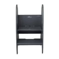thumbnail image 3 of Little Partners 3-in-1 Growing Step Stool Toddler Tower Helper Step Stool, Wooden Toddler Standing Stool for Bathroom or Kitchen, Anti-Slip Feet, Built-in Safety Hand Rails Up to 200 lbs. - Earl Grey, 3 of 11