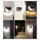 thumbnail image 3 of Lámpara Solar de Pared con Detección de Movimiento, 100 LED Multidireccionales, Iluminación Exterior Moderna para Jardín, Patio o Sendero, Incluye 2 Unidades en Color Negro con Luz Cálida., 3 of 6