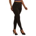 thumbnail image 4 of High Waist Sculpting Treggings With Button Waist Detail - Black, 4 of 9