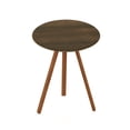thumbnail image 3 of Furinno FSTR18016WN Redang Outdoor 3-Leg Round Smart Top Table, Small, Walnut, 3 of 5