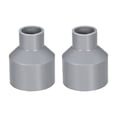 thumbnail image 1 of Unique Bargains PVC DWV Reducing Coupling Schedule 40 Gray 1/2-inch x 1-1/4-inch Socket 2Pcs, 1 of 3