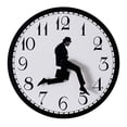 thumbnail image 1 of Silly Walks Clock, Silent Clock, Round Clock, Wall Clock, Suitable for Living Room, Bedroom, Office, 1 of 7