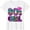 White, variant on 80's Girl Birthday Party Costume Retro Vintage Gift Women T-Shirt