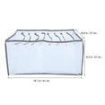 thumbnail image 2 of Foldable Storage Basket Clothes Organizer Box for Storage Use, 2 of 5
