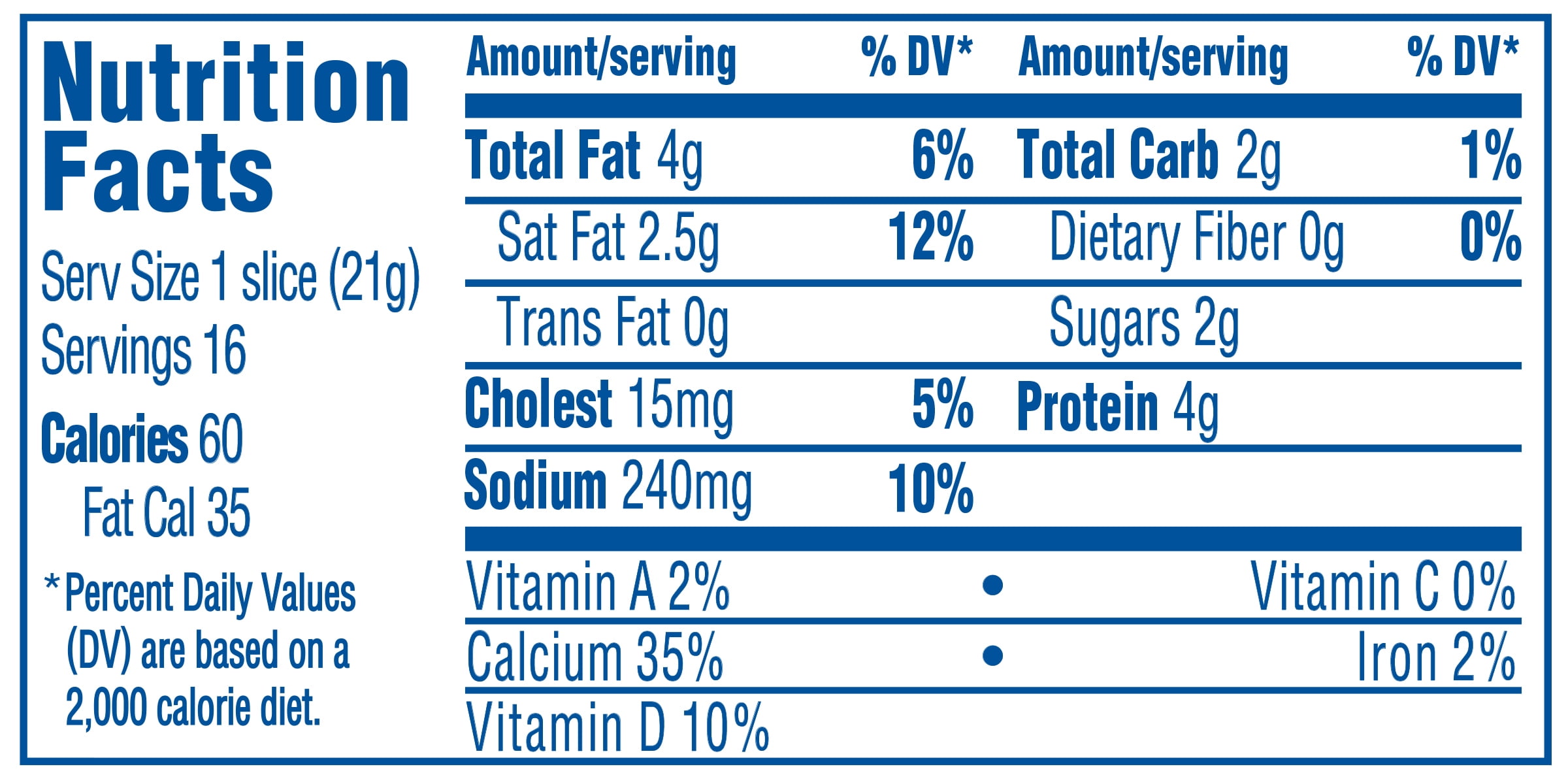 Kraft American Cheese Slices Nutrition Facts Bios Pics