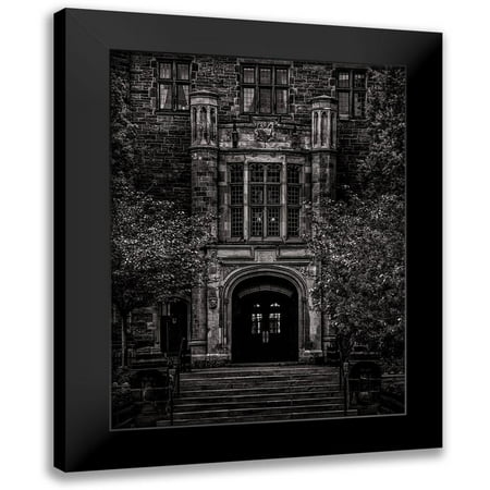 Carson, Brian 12x14 Black Modern Framed Museum Art Print Titled - Trinity College Campus Toronto