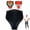 Black-Pro, variant on Her Heat Relief Wrap, Herheat Relief Wrap, Adjustable Heating Waist Belt with Gentle Rhythm Modes, Soft Breathable Fabric, Flexible Fit, Auto Shut-Off Timer, Compact Design for Home and Travel