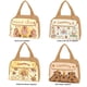 thumbnail image 2 of Cateissary Bolsa de almuerzo impermeable con aislamiento para estudiantes, diseño de capibara, con estampado animal Mostrada tipo+4, 2 of 6