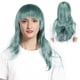 thumbnail image 3 of Pelucas de cabello falso, pelucas onduladas largas y rizadas, pelucas onduladas, diseño aerodinámico, 3 of 13