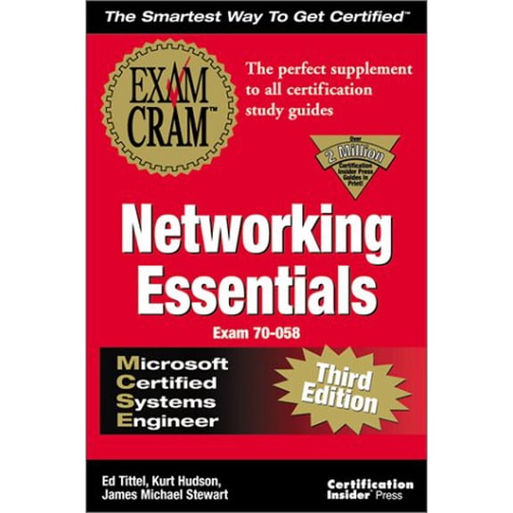 Pre-Owned MCSE Networking Essentials Exam Cram Adaptive Testing Edition: Exam: 70-058 (Paperback) 1576104451 9781576104453