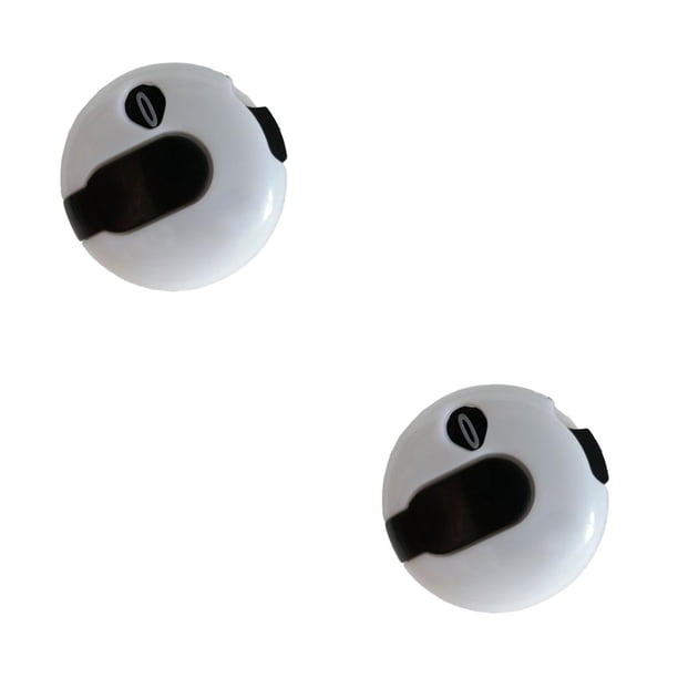 Soidarity Mini contador de puntuación de golf Anotador profesional Adjuntar al guante Dispositivo de mantenimiento Clip en Golf Putt Reset Blanco 2Conjunto