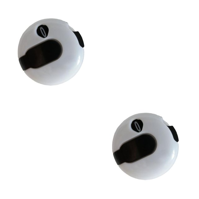Soidarity Mini contador de puntuación de golf Anotador profesional Adjuntar al guante Dispositivo de mantenimiento Clip en Golf Putt Reset Blanco 2Conjunto