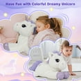 thumbnail image 3 of MorisMos Unicorn Stuffed Animal, Stuffed Unicorn Plush Toy, 3 of 7