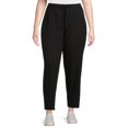 thumbnail image 2 of Athletic Works Women's Plus Athleisure Knit Pants, 2-Pack, 2 of 5