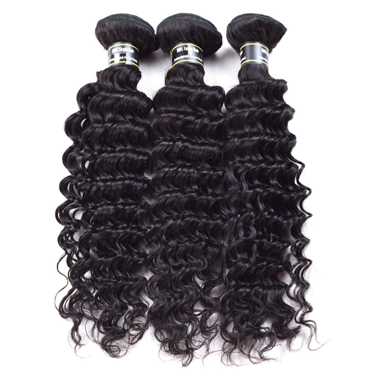 Beroyal Virgin Hair 3 Bundles Brazilian Deep Wave Human Hair