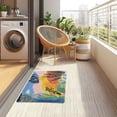 thumbnail image 4 of Yayeee Doormat for Indoor Entrance 32" x 20" Non Slippery Floor Rug, Colorful Landscape, 4 of 8
