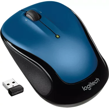 M325s Wireless Optical Ambidextrous Mouse - Wireless - Blue