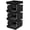 Black, variant on Lifewit Plastic Stackable Storage Baskets, 4 Tier Stacking Bins 13.8"D x 11.8"W x 28.3"H, Large Capacity Multi-Functional Containers Shelves for Pantry, Playroom, Kitchen and Bedroom, 1 Pack, Black