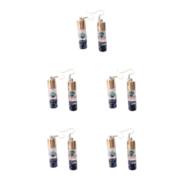 Pendientes de gota Minnieouse para mujer colgante de botellas de cristal Azul Type2 NO2