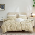 thumbnail image 1 of Cover King, 100% Cotton Chic King Bedding Sets Flower 3 Pieces Yellow King, 1 of 9