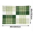 thumbnail image 2 of Green Gray White Tartan Plaid Wall Tapestry 60"x90" Lightweight, Wrinkle-Resistant Hanging Blanket for Bedroom Living Room Decor, 2 of 6
