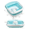 thumbnail image 2 of Gymax Foldable Foot Spa Bath Motorized Massager w/ Bubble Heat Red Light Stress Relief, 2 of 10