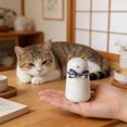 thumbnail image 7 of Ailezt Ceramic For Cats Cute Cat Shaped Memorial Jar With Airtight Seal & Design Small Keepsake For Furry Memorial, 7 of 7
